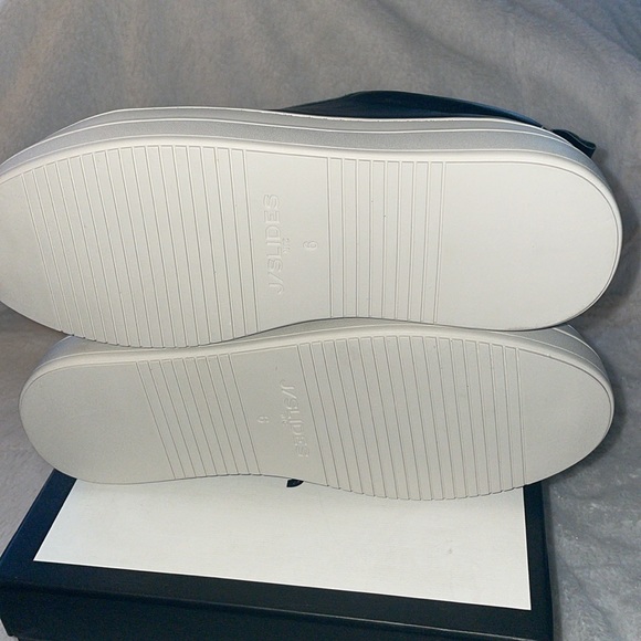 NWT J/SLIDES NOCA Black Leather Sneaker - Picture 14 of 15